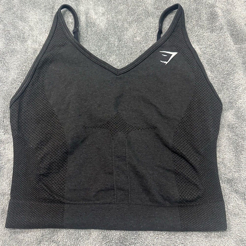 Black Women's Gymshark Top